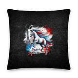 Paris Equestrian Commemorative Pillow