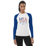 USA Equestrian Women's Sun Shirt & Rash Guard with UPF 50+