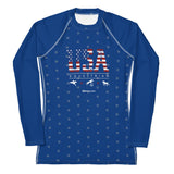 USA Equestrian Women's Sun Shirt & Rash Guard with UPF 50+