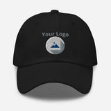 Custom Logo Design Distressed Dad Hat