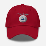 Custom Logo Design Distressed Dad Hat