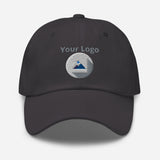 Custom Logo Design Distressed Dad Hat
