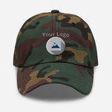 Custom Logo Design Distressed Dad Hat