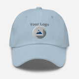 Custom Logo Design Distressed Dad Hat