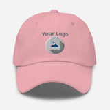 Custom Logo Design Distressed Dad Hat