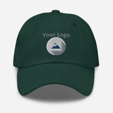 Custom Logo Design Distressed Dad Hat