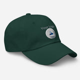 Custom Logo Design Distressed Dad Hat