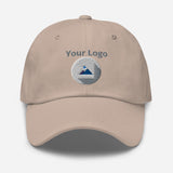 Custom Logo Design Distressed Dad Hat