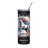 Paris Equestrian Commemorative Stainless Steel Tumbler
