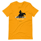Keep Calm & Let it Slide Reining Unisex T-shirt