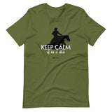 Keep Calm & Let it Slide Reining Unisex T-shirt
