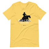 Keep Calm & Let it Slide Reining Unisex T-shirt