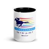 OTTB Ride It Like You Stole It Mug with Color Inside