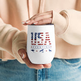 USA Eventing Wine Tumbler