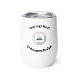 Custom Logo Design Wine Tumbler