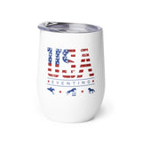 USA Eventing Wine Tumbler