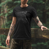 Zebra Digital Art T-Shirt