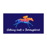 Nothing Beats A Thoroughbred Bumper Sticker