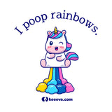 I Poop Rainbows Infant Onesie