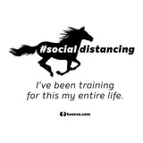 Social Distancing Equestrian Unisex T-Shirt