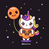 Halloween Unicorn Balloon Unisex T-shirt