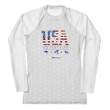 USA Equestrian Women's Sun Shirt & Rash Guard with UPF 50+