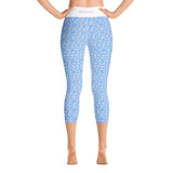 Fashion Equestrian Prints Yoga Capri Leggings