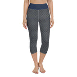 Fashion Equestrian Prints Yoga Capri Leggings