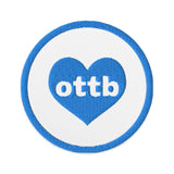 OTTB Embroidered Patch in Your Color!