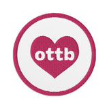 OTTB Embroidered Patch in Your Color!