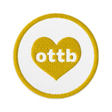 OTTB Embroidered Patch in Your Color!
