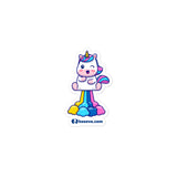Rainbow Poo Unicorn Sticker