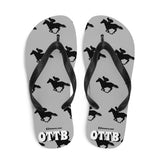OTTB Racehorse Galloping Flip-Flops