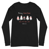 Meowy Christmas from the Barn Cats Unisex Long Sleeve Tee