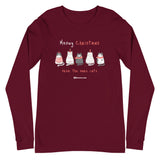 Meowy Christmas from the Barn Cats Unisex Long Sleeve Tee
