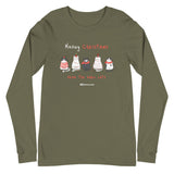 Meowy Christmas from the Barn Cats Unisex Long Sleeve Tee