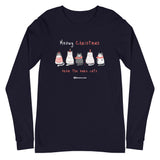 Meowy Christmas from the Barn Cats Unisex Long Sleeve Tee