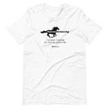Social Distancing Equestrian Unisex T-Shirt