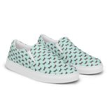 Galloping Horse Print Slip On Canvas Shoes (Women's)