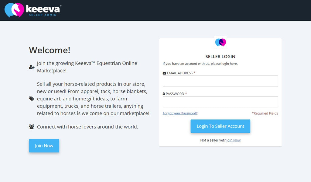 Seller Admin Tool: Setting up your profile