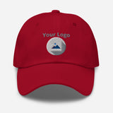 Custom Logo Distressed Dad Hat