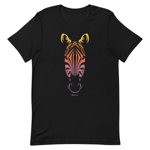 Sunset Zebra Unisex T-shirt
