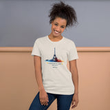 Paris Equestrian 2024 Eiffel Tower Unisex T-shirt