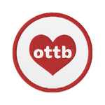 OTTB Embroidered Patch in Your Color!