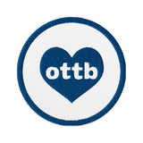 OTTB Embroidered Patch in Your Color!