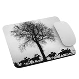 Thoroughbred Racehorses Vignette Mouse pad