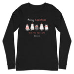 Meowy Christmas from the Barn Cats Unisex Long Sleeve Tee