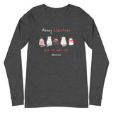 Meowy Christmas from the Barn Cats Unisex Long Sleeve Tee