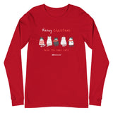 Meowy Christmas from the Barn Cats Unisex Long Sleeve Tee