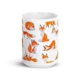 Adorable Fox Print Coffee Mug